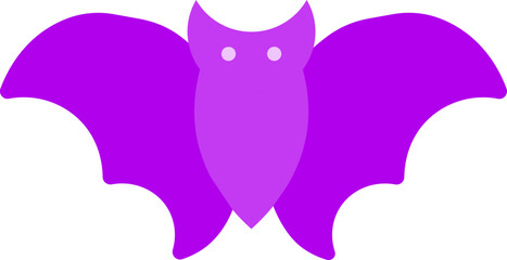 Purple Pumpkin Icon in Flat Style.