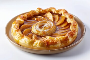 Deep-Dish Apple Tarte Tatin Sugar Sprinkling