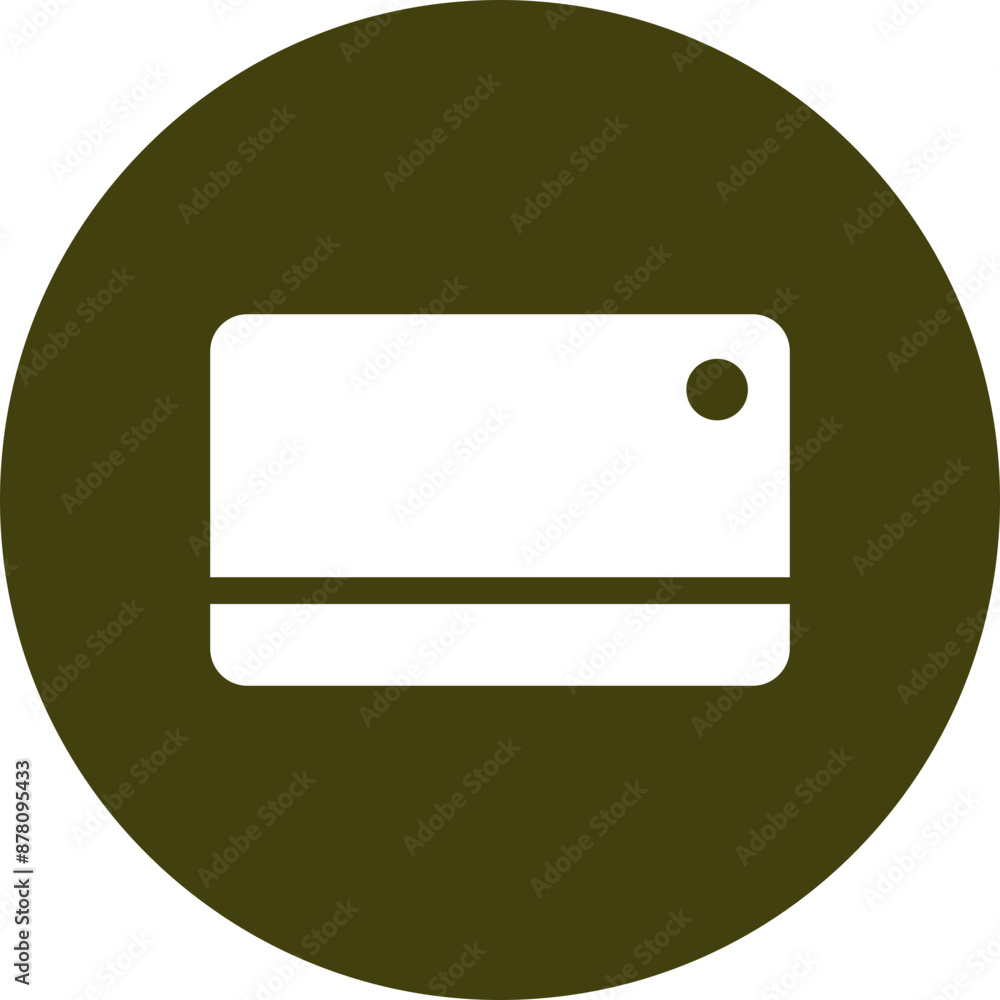 Canvas Prints Vector illustration of credit or debit card icon.