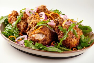 Fototapeta premium Deep-Fried Turkey - Golden and Aromatic