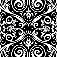 black and white pattern