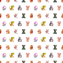 animal tile background