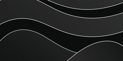 Black banner background, modern abstract design