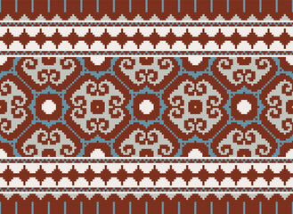 Naklejka premium Tribal striped seamless pattern. Aztec geometric black-white background. Can be used in fabric design for clothes, accessories, decorative paper, wrapping,