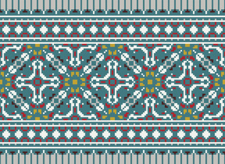 Naklejka premium Tribal striped seamless pattern. Aztec geometric black-white background. Can be used in fabric design for clothes, accessories, decorative paper, wrapping,