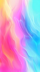 Abstract background of pink, yellow, and blue swirls