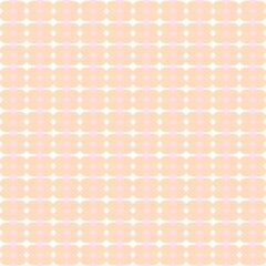Geometric, simple, seamless pattern with a hint of peach fuzz. Flat digital illustration for fabric, carpets, wallpaper