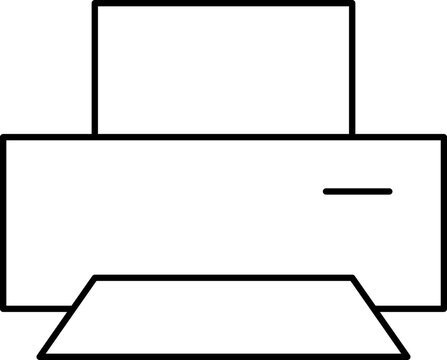 recommend clip art: Linear Printer Icon or Symbol.