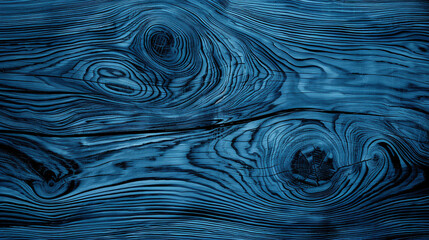 Close Up, Blue Wood Grain, Intricate Patterns, Dark, Each Knot Or Swirling, Wooden Board, Texture
