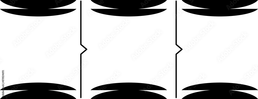 Poster infographic template frame timeline process 3 option
