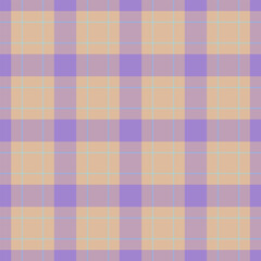 Soft background tartan seamless, checking vector pattern texture. Vivid fabric textile plaid check in light and pastel colors.