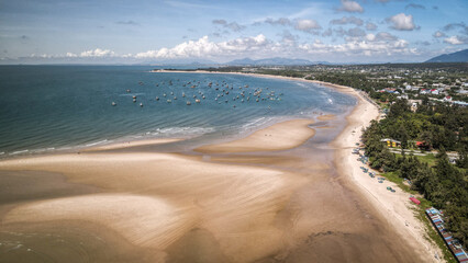 The landscape of Ke Ga Cape in Vietnam