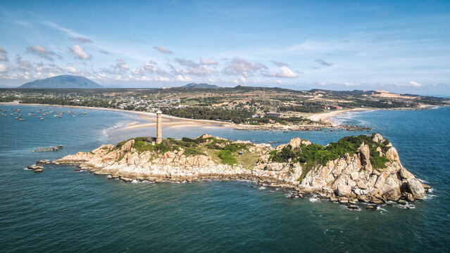 The landscape of Ke Ga Cape in Vietnam