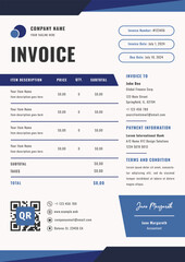 Modern Business Invoice Template Design