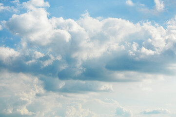 blue sky with clouds