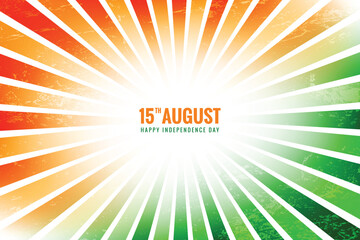 15th august indian independence day watercolor flag background