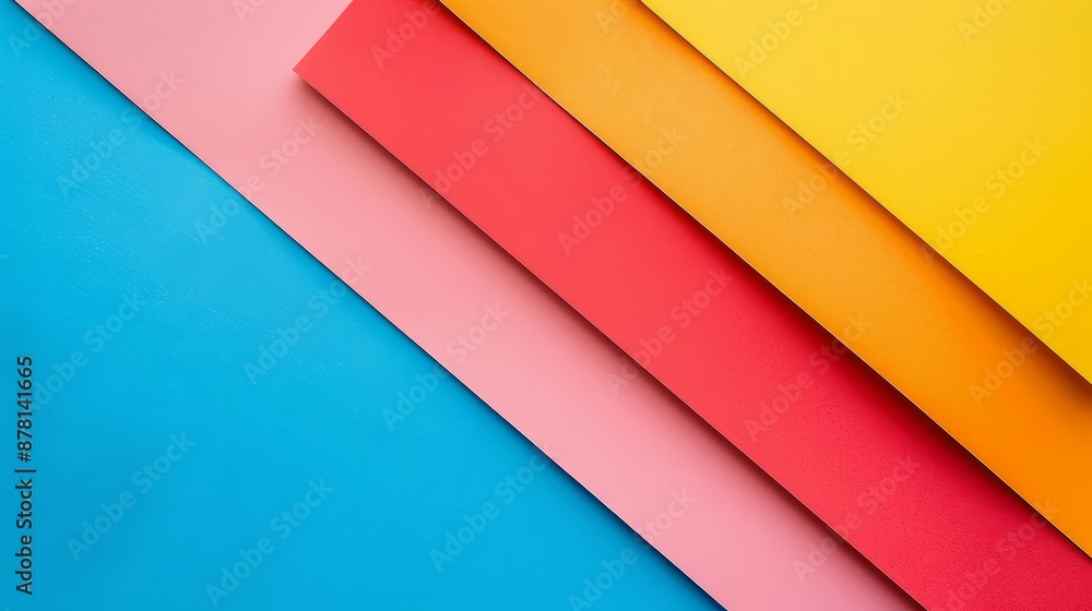 Poster abstract colorful paper background - abstract background with colorful paper. the image features a g