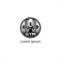 A Gym Fitness Logo Design