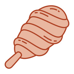 Corn Dog Icon