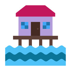 Beach House Flat icon