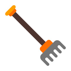 Rake Flat icon