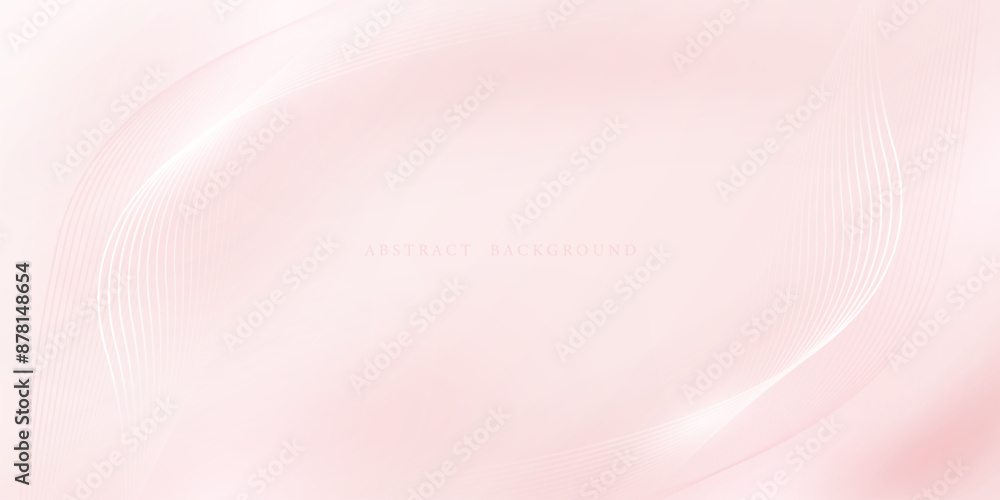 Wall mural Abstract background design modern pink geometric element design