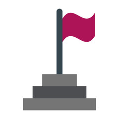 Goal Flat icon