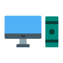 Computer Flat icon