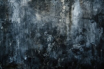 Obraz premium Dark Grunge. Texture of Black Concrete Wall with Grimy Background