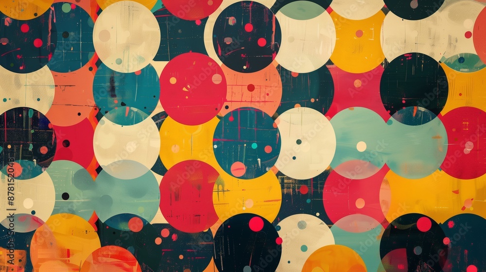 Aufkleber dot patterns in contemporary textiles add modern flair, from minimalistic to intricate, enhancing fa
