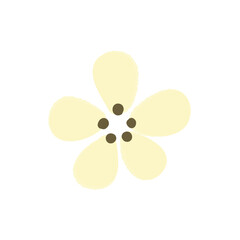 Vector image of an abstract flower