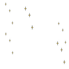 Vector image of stars. Star pattern. Summer night.