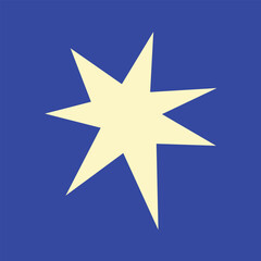 Obraz premium Vector image of stars. Star pattern. Summer night.