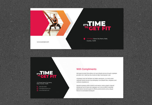 Fitness Compliment Card Template