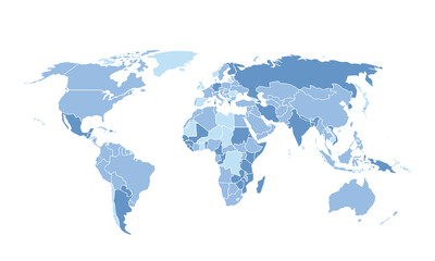 World map isolated for education,Travel worldwide, earth geography website layouts, background,study geography,work in graphics.Suitable for Business Professionals,Designers and Creatives,Marketers.