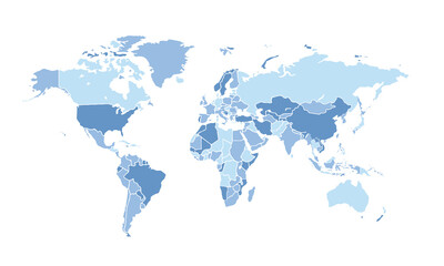 World map isolated for education,Travel worldwide, earth geography website layouts, background,study geography,work in graphics.Suitable for Business Professionals,Designers and Creatives,Marketers.