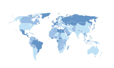 World map isolated for education,Travel worldwide, earth geography website layouts, background,study geography,work in graphics.Suitable for Business Professionals,Designers and Creatives,Marketers.