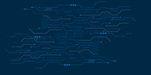 Vectors Abstract connecting lines and dots., Social networking, network connection and global communication technology background.