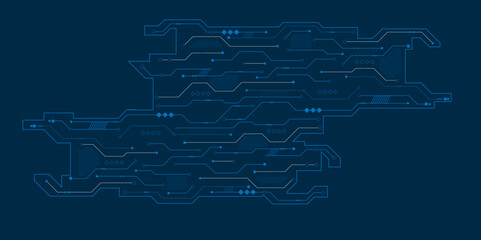Vectors Abstract connecting lines and dots., Social networking, network connection and global communication technology background.