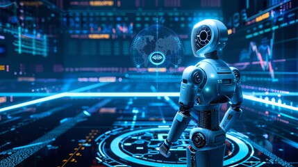 A Robot with Economic Finance Graph in Futuristic Technology