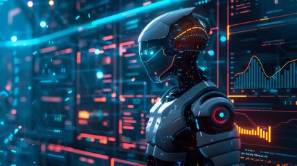 A Robot with Economic Finance Graph in Futuristic Technology