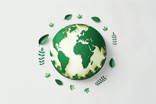 Eco concept of planet and nature