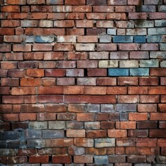Obraz premium red brick texture background,generated with AI.