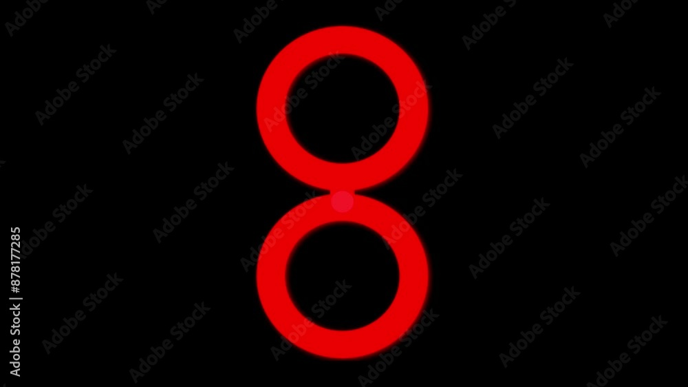 Poster loading icon set black background, process vector flat design