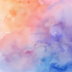 Obraz premium Abstract colorful watercolor background. Pink, blue and yellow. Art hand paint 