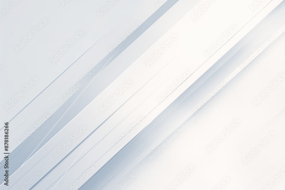 Poster abstract modern white background with grey diagonal lines