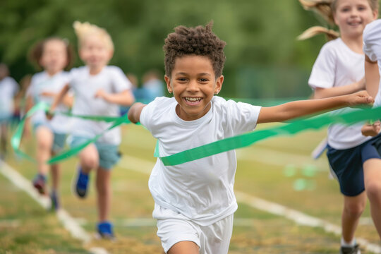 Kids finish line sale