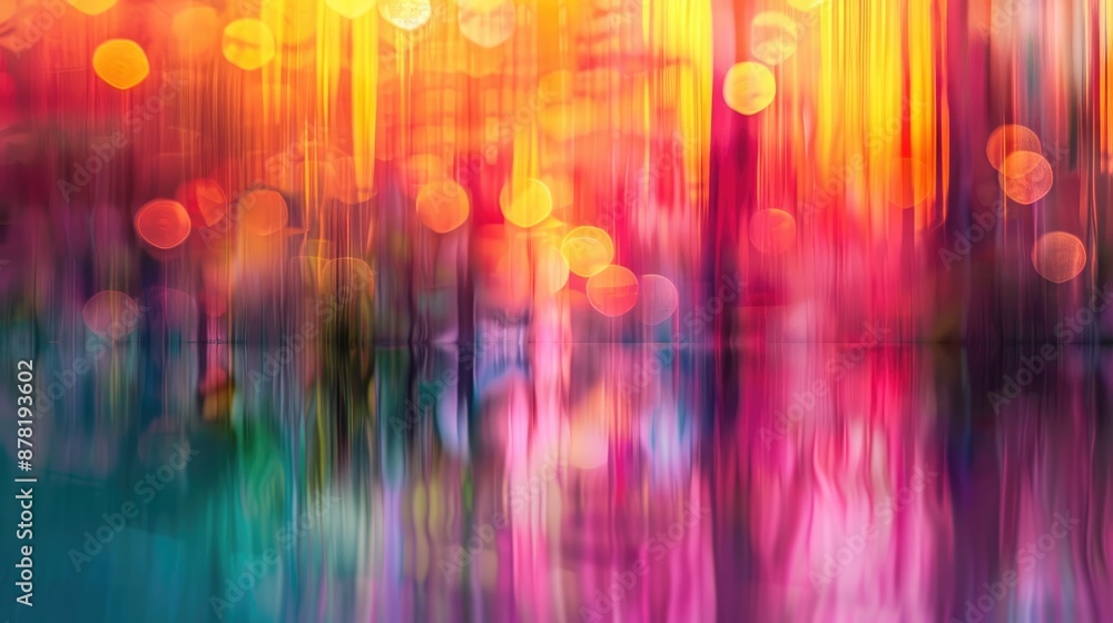 Poster Colorful blurred abstraction for backdrop