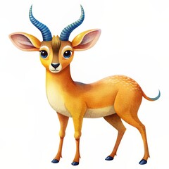 Fototapeta premium antelope cartoon