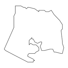 Guanica map, administrative division of Puerto Rico. Vector illustration.